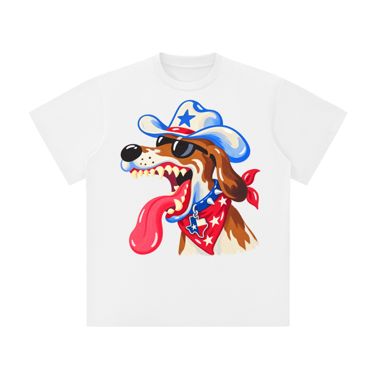 Texas Wild Dog Cowboy Tee