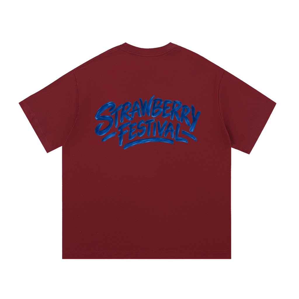 Texas Strawberry Watercolor Graphic Tee