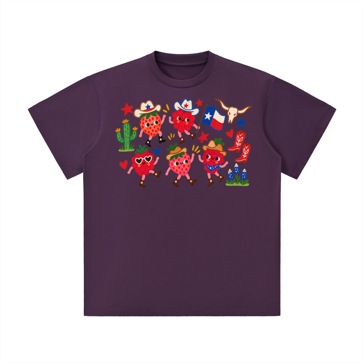 Texas Berry Cowgirls Graphic Tee