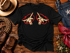 Twin Longhorn Lasso Western Graphic Tee
