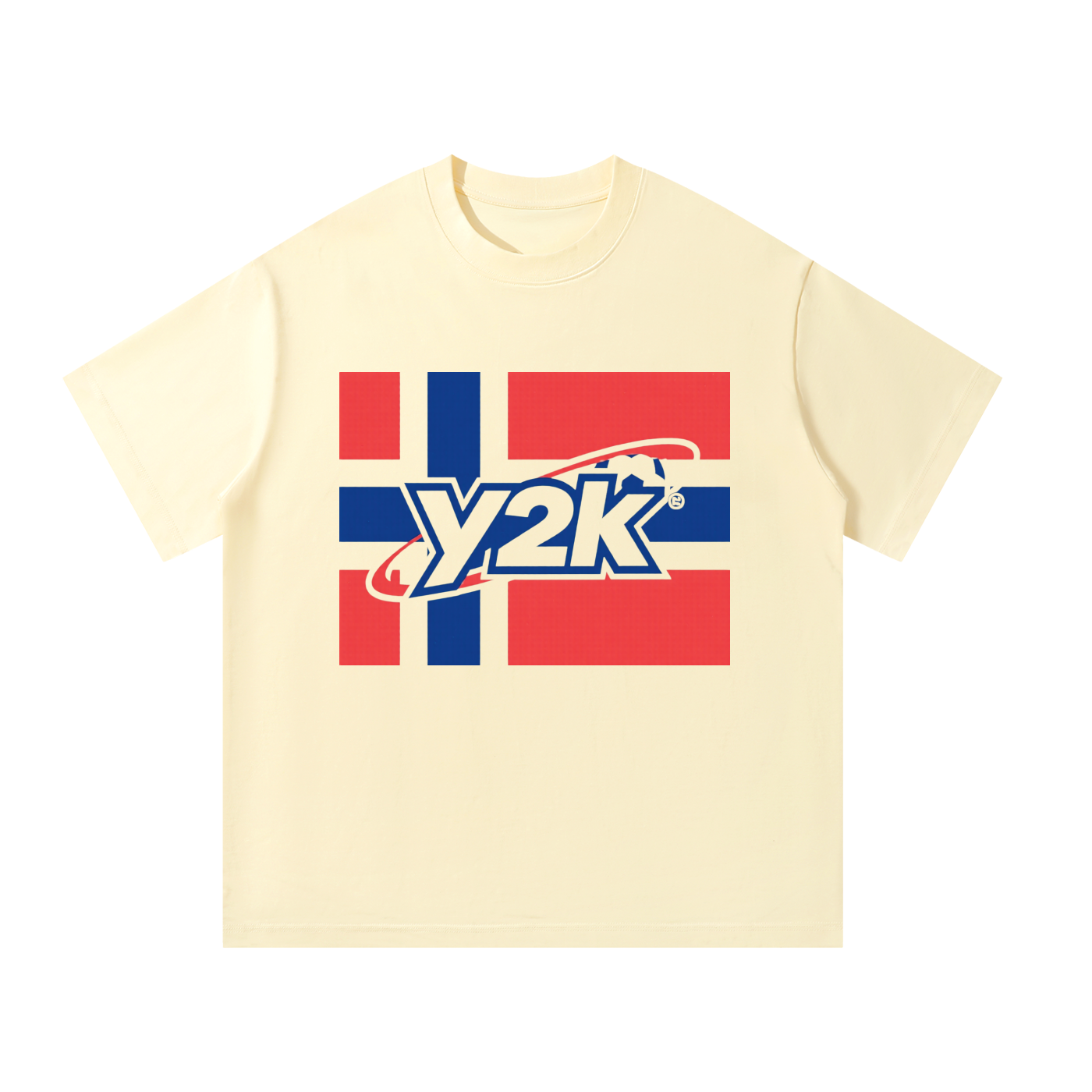 Y2k Norwegian flag Unisex Oversized T-Shirt