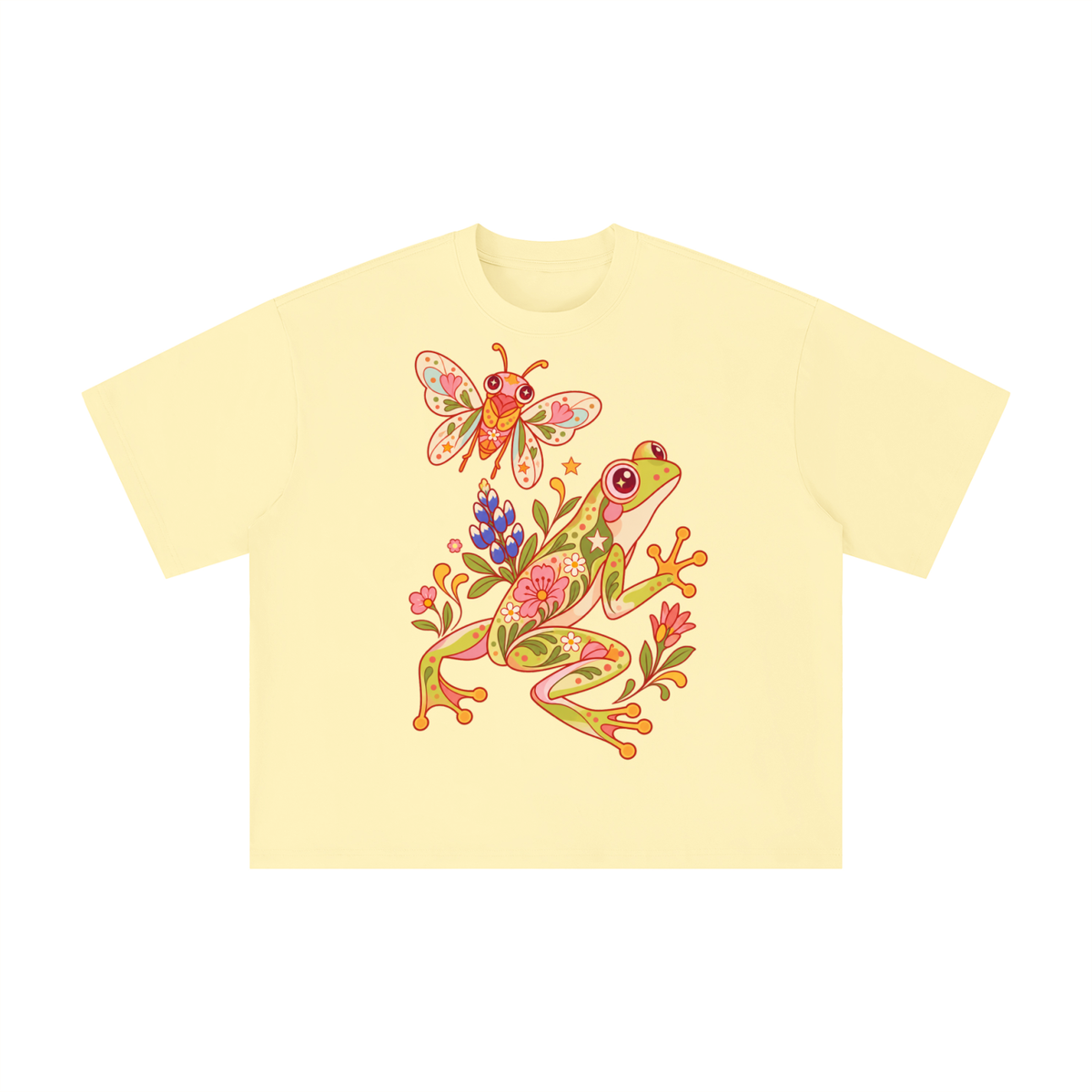 Texas Frog & Cicada Wildflower Graphic Tee