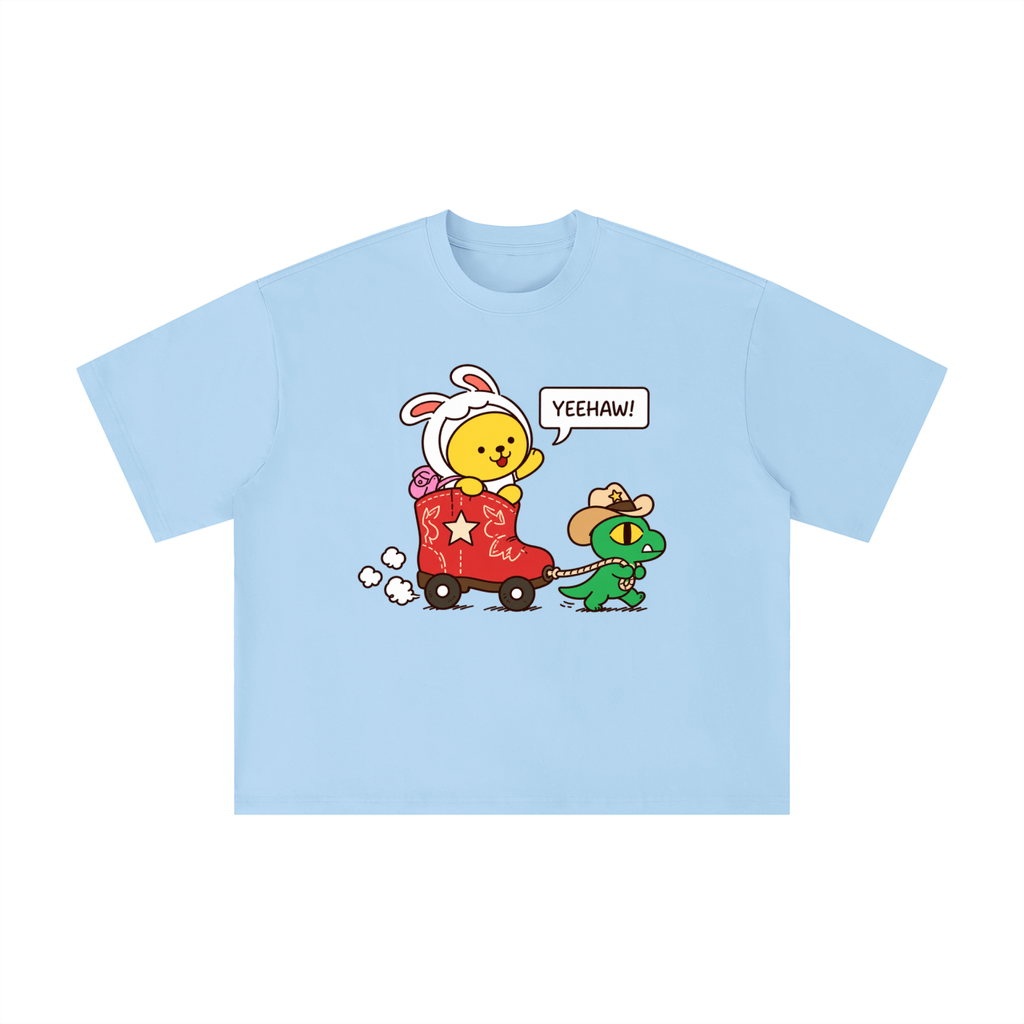 Yeehaw Boot Wagon Adventure Tee