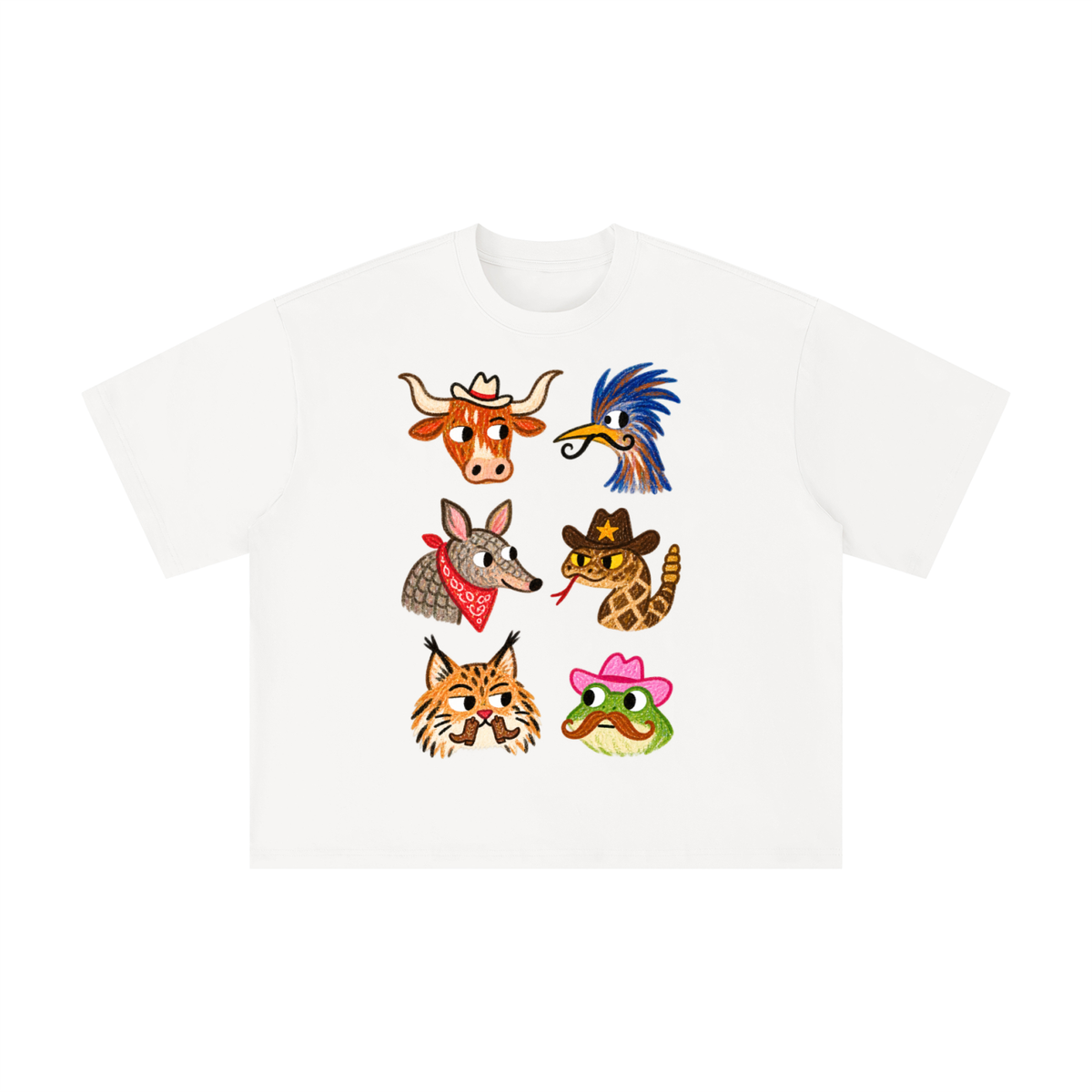 Texas Cowboy Critters Tee