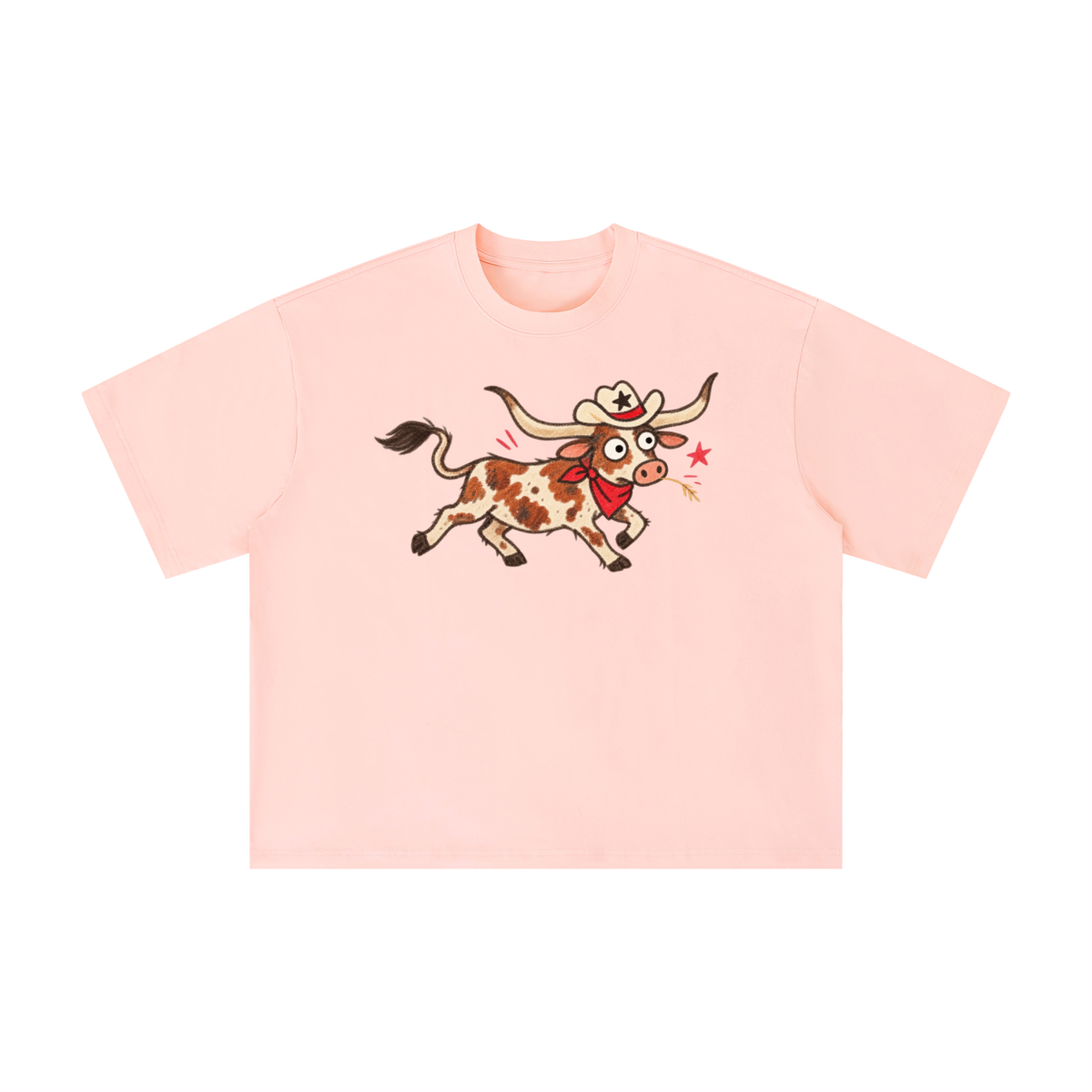 Texas Longhorn Cowboy Run Graphic Tee