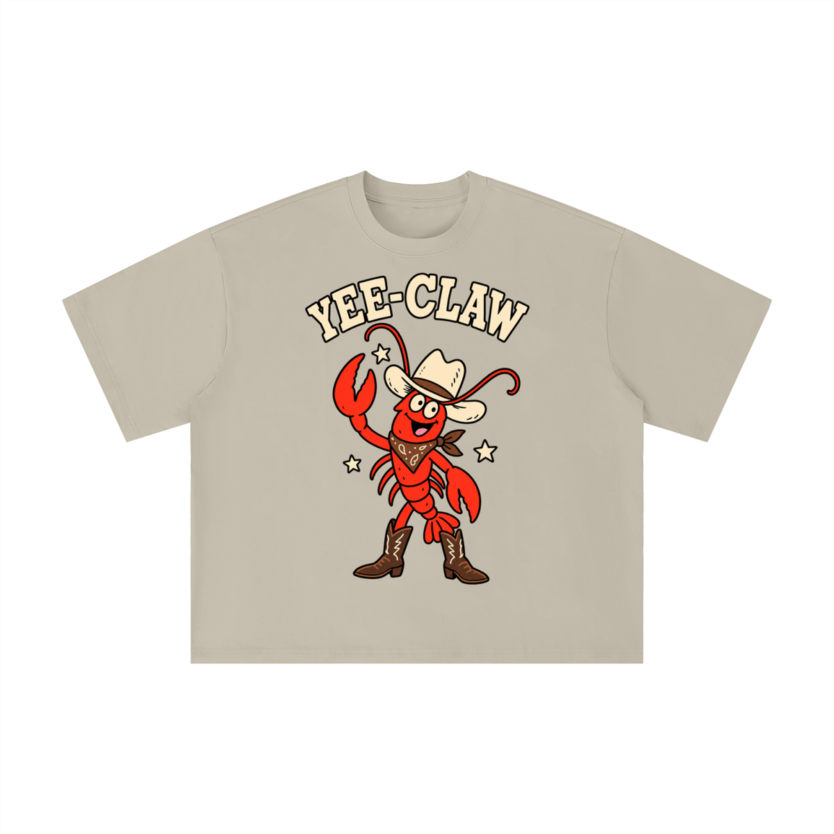 Yee-Claw Texas Crawfish Cowboy Graphic Tee