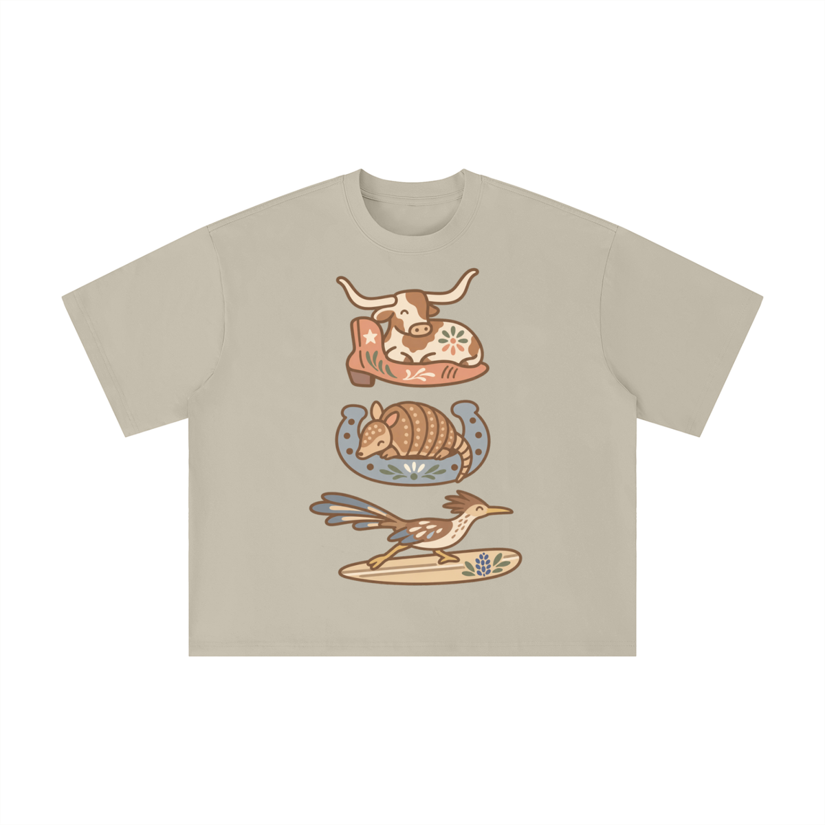 Texas Wildlife Western Trio Graphic Tee