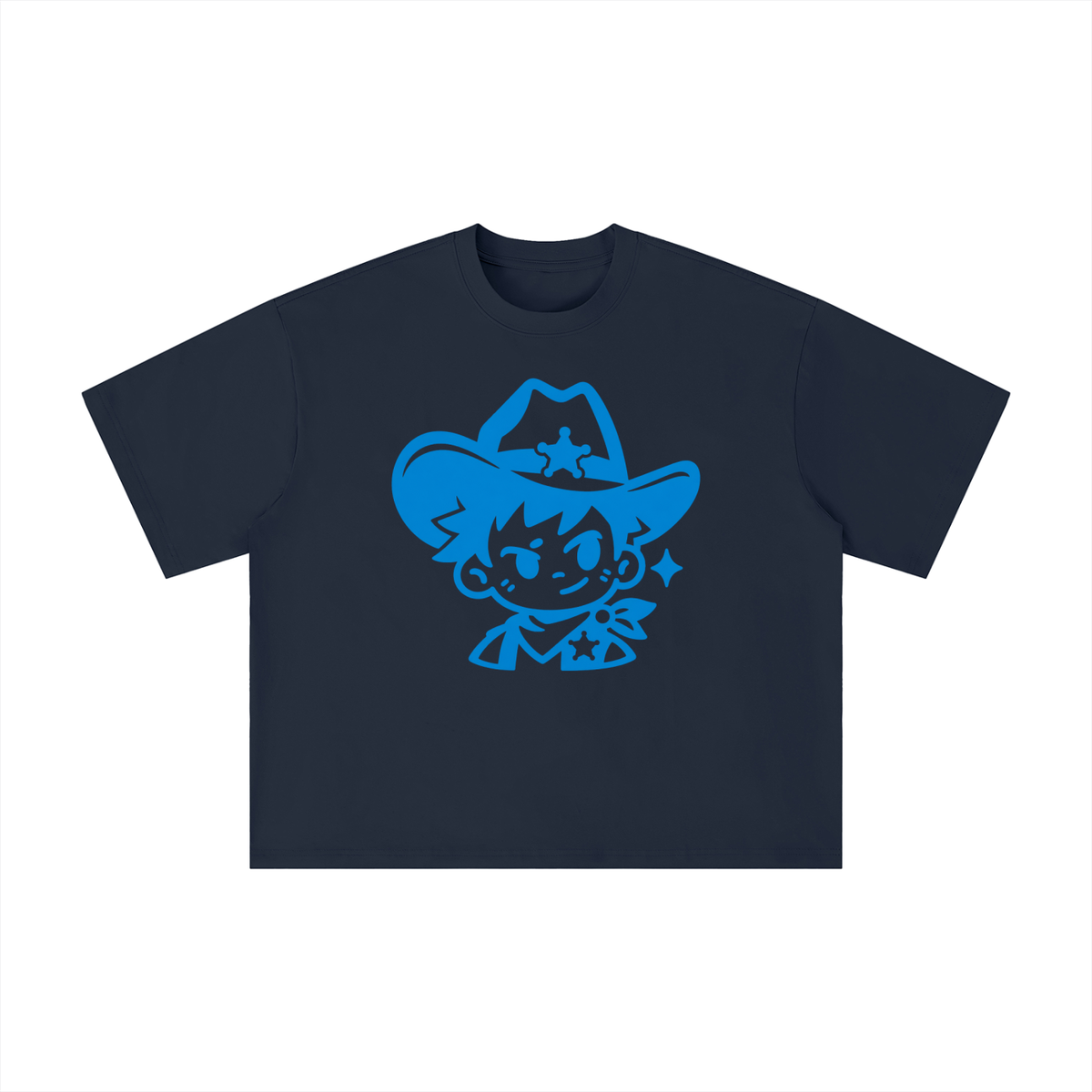 Blue Texas Cowboy Sheriff Tee
