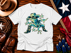 Texas Cowboy Frog Western Tee