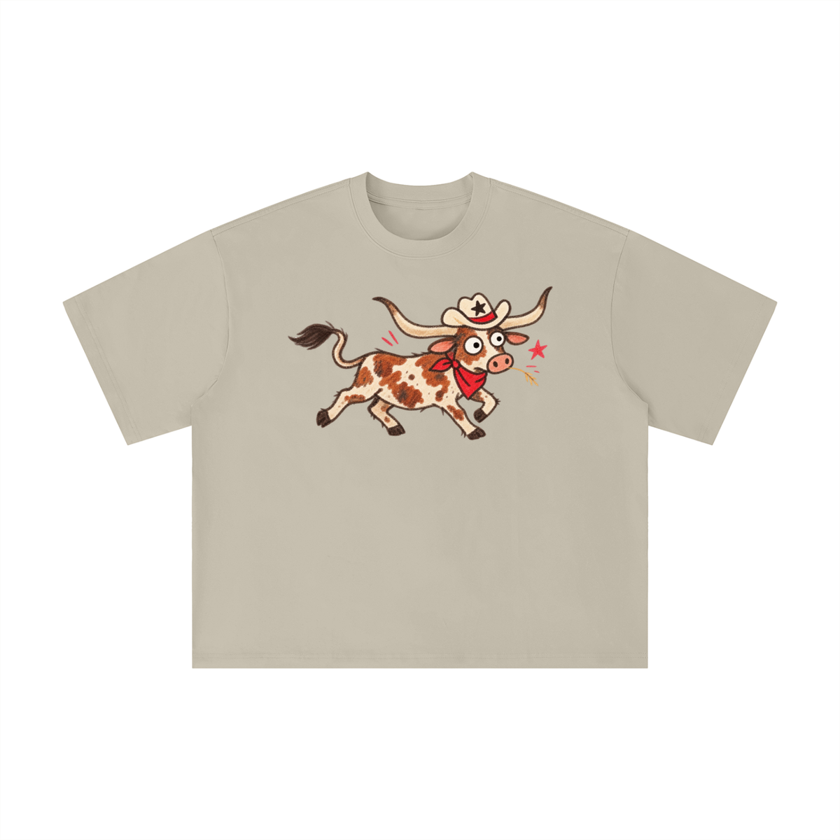 Texas Longhorn Cowboy Run Graphic Tee