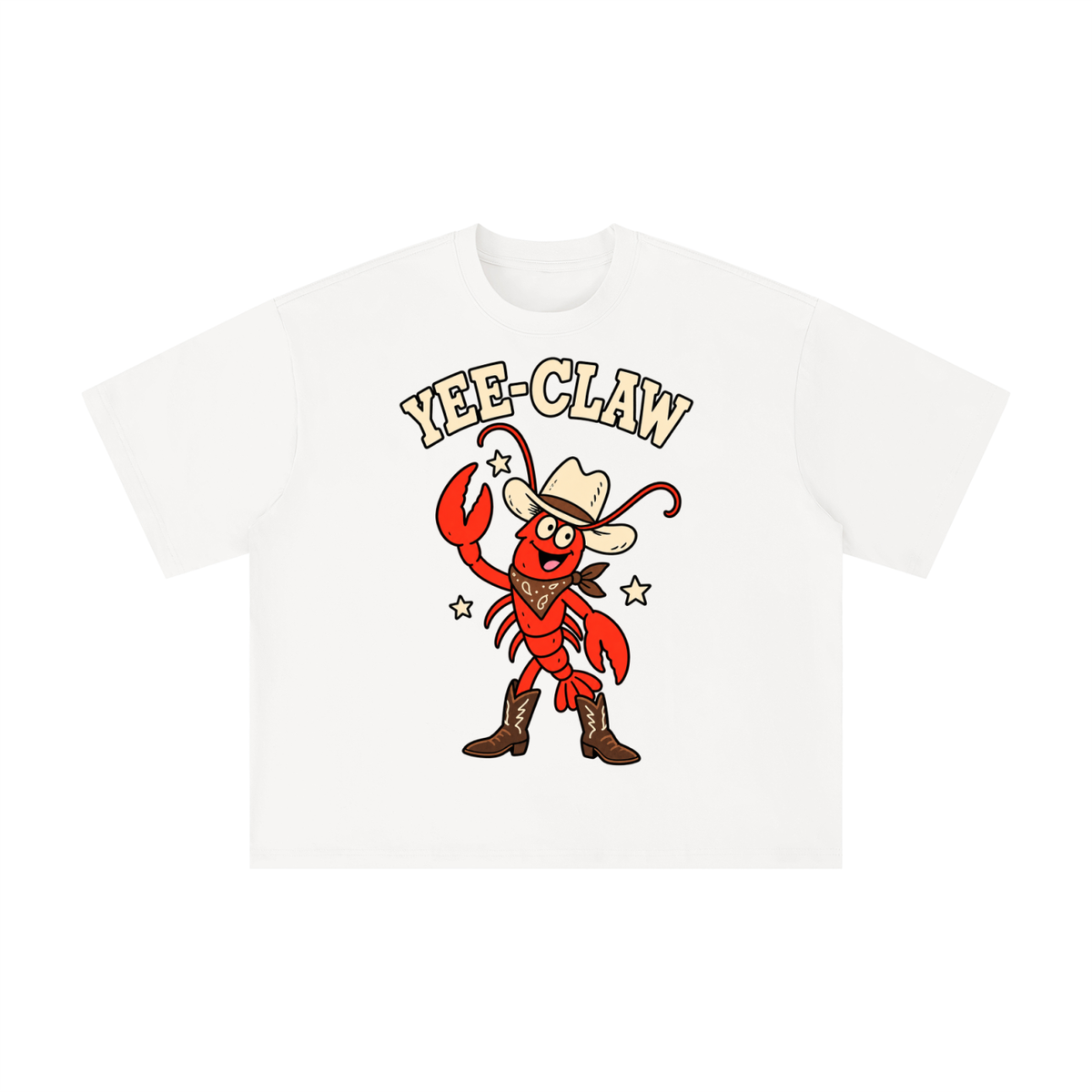 Yee-Claw Texas Crawfish Cowboy Graphic Tee