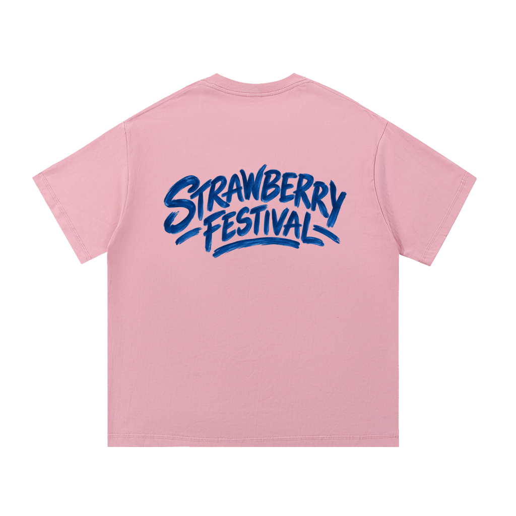Texas Strawberry Watercolor Graphic Tee