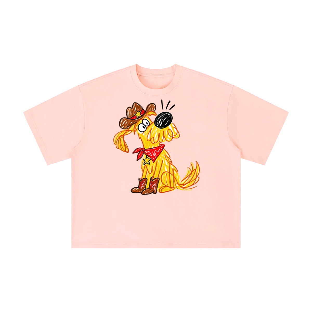 Howdy Cowboy Dog Graphic Tee