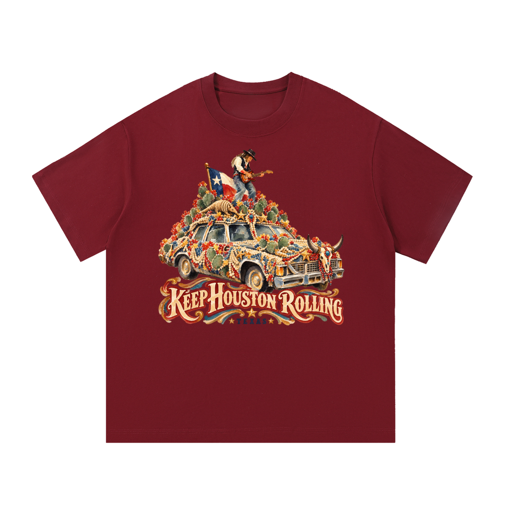 Keep Houston Rolling Art Car Texas Tee