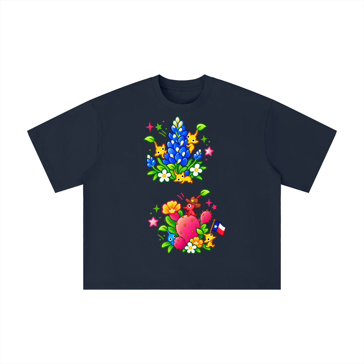 Texas Bluebonnet Critters Graphic Tee