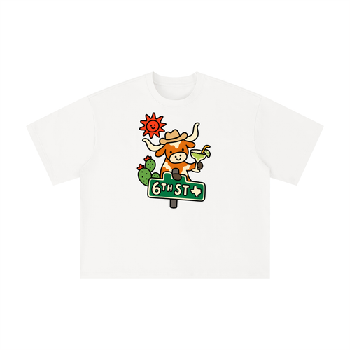 6th Street Sips Longhorn Tee