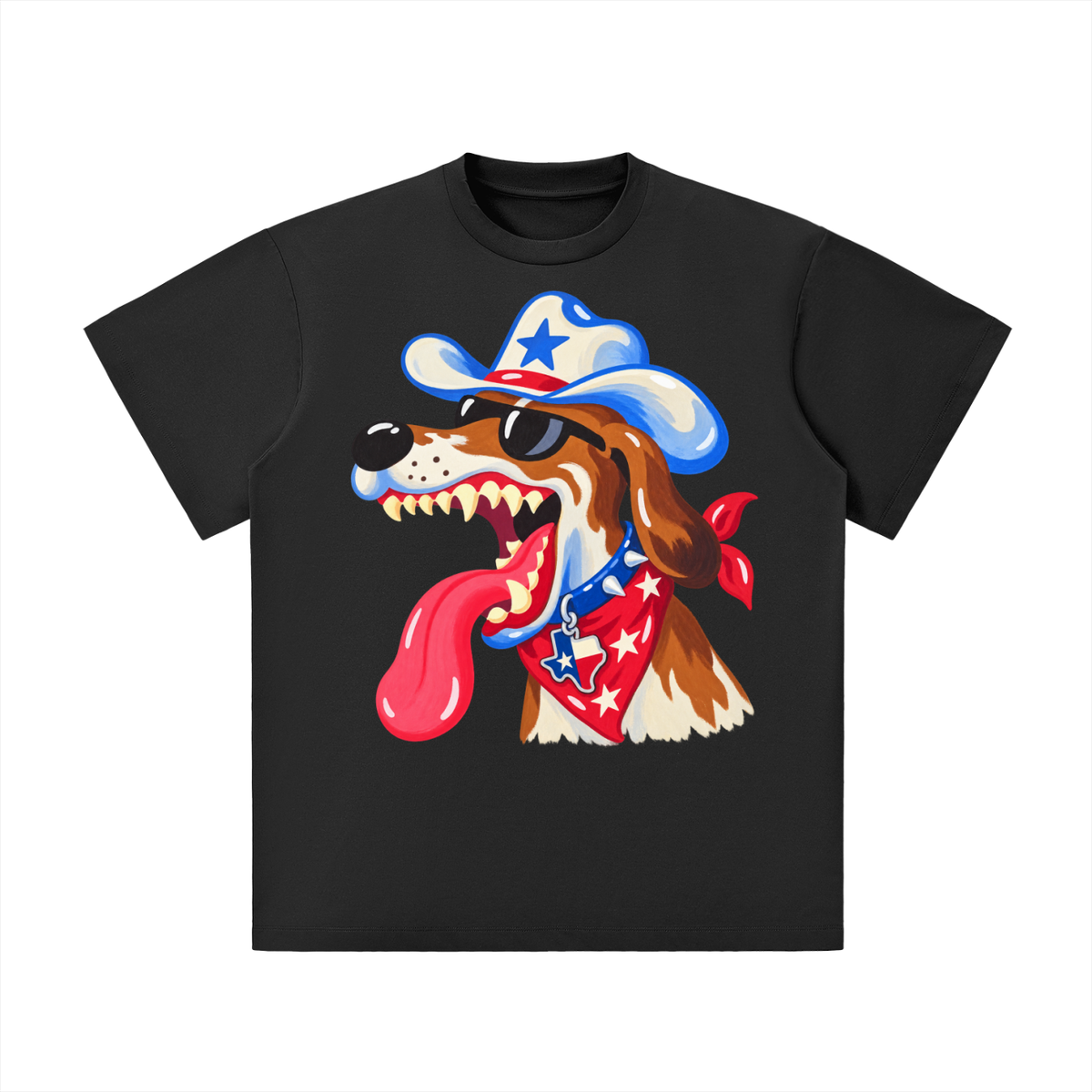 Texas Wild Dog Cowboy Tee
